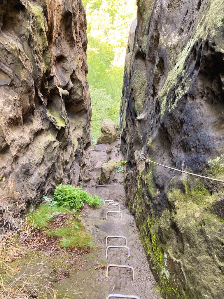 Erster Teil der Häntzschelstiege
