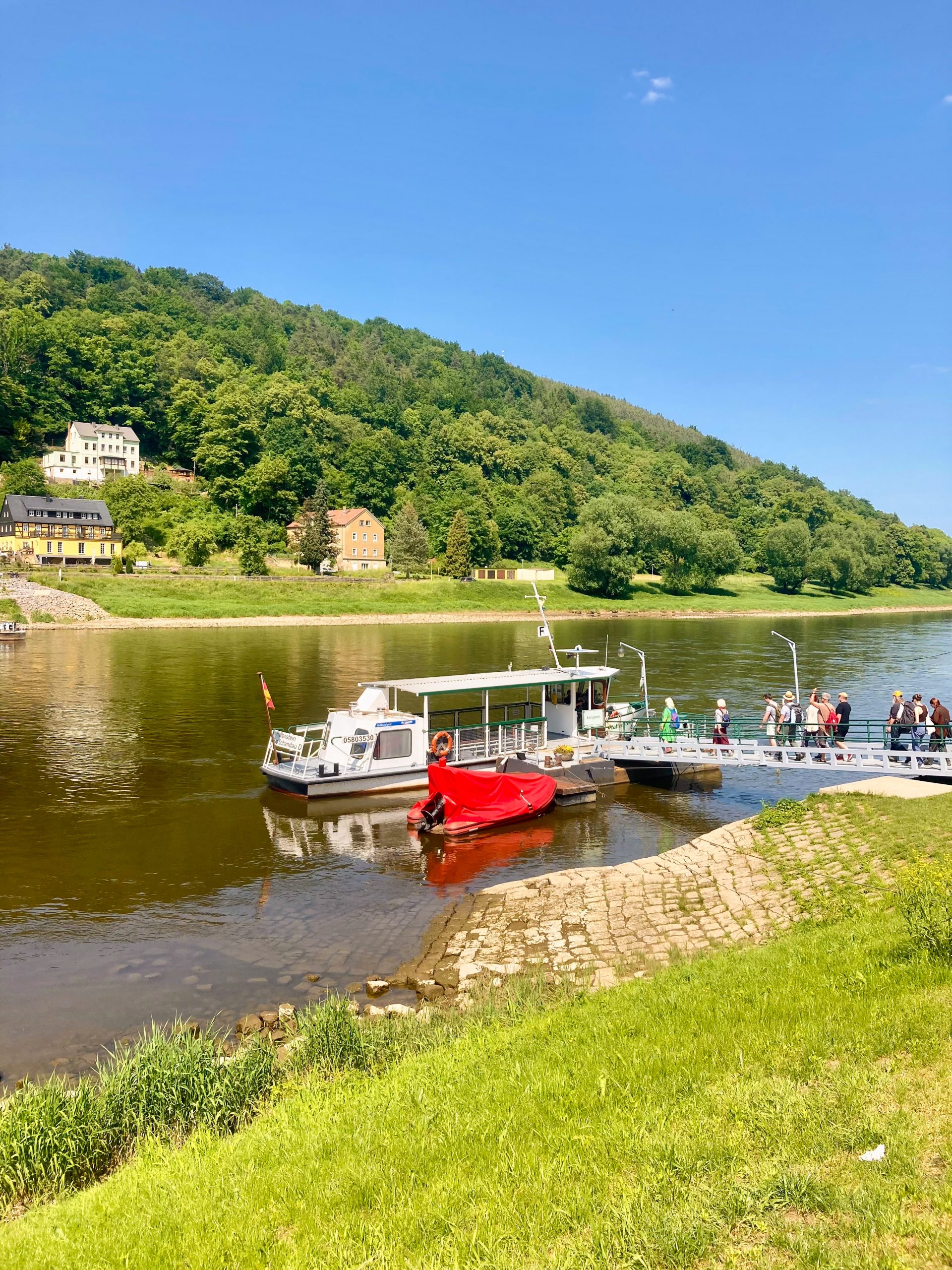 Anleger der Fähre in Königsstein